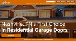 Desktop Screenshot of aaronsdoorservice.com